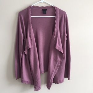 Dusty Rose/Pink Cardigan (Ann Taylor Factory)